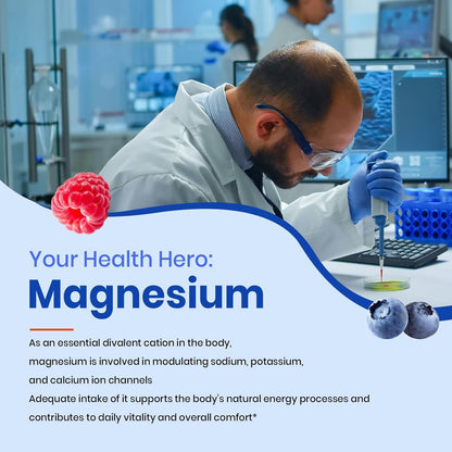 Cvreoz® ①14-in-1 Magnesium Gummies – with Ashwagandha, L-Theanine, Vitamin D3 & Zinc