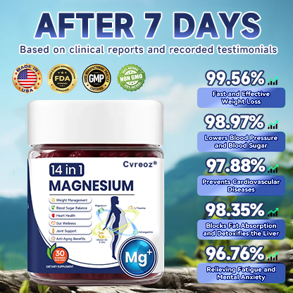 𝑶𝒇𝒇𝒊𝒄𝒊𝒂𝒍 𝑺𝒕𝒐𝒓𝒆⑤ |𝐂𝐯𝐫𝐞𝐨𝐳®𝟏𝟒-𝐢𝐧-𝟏 𝐌𝐚𝐠𝐧𝐞𝐬𝐢𝐮𝐦 𝐆𝐮𝐦𝐦𝐢𝐞𝐬(𝐉𝐮𝐬𝐭 𝐨𝐧𝐜𝐞 𝐚 𝐝𝐚𝐲, 𝐯𝐢𝐬𝐢𝐛𝐥𝐞 𝐜𝐡𝐚𝐧𝐠𝐞𝐬 𝐢𝐧 𝟕 𝐝𝐚𝐲𝐬)𝐅𝐨𝐫 𝐨𝐛𝐞𝐬𝐢𝐭𝐲, 𝐜𝐚𝐫𝐝𝐢𝐨𝐯𝐚𝐬𝐜𝐮𝐥𝐚𝐫 𝐡𝐞𝐚𝐥𝐭𝐡, 𝐝𝐢𝐚𝐛𝐞𝐭𝐞𝐬, 𝐬𝐥𝐞𝐞𝐩 𝐚𝐩𝐧𝐞𝐚, 𝐆𝐮𝐭 𝐇𝐞𝐚𝐥𝐭𝐡, 𝐣𝐨𝐢𝐧𝐭 𝐢𝐬𝐬𝐮𝐞𝐬, 𝐚𝐧𝐝 𝐦𝐨𝐫𝐞