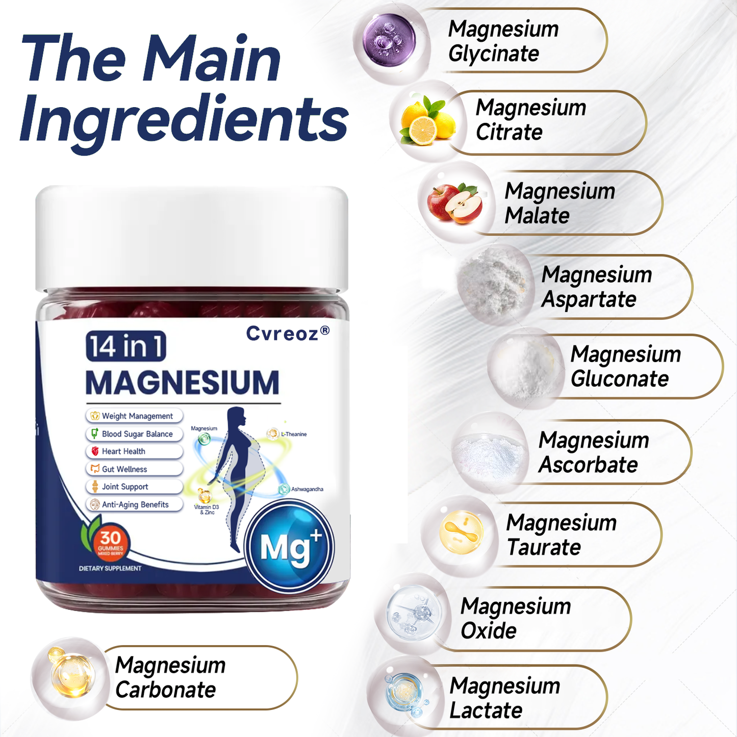 𝑶𝒇𝒇𝒊𝒄𝒊𝒂𝒍 𝑺𝒕𝒐𝒓𝒆⑤ |𝐂𝐯𝐫𝐞𝐨𝐳®𝟏𝟒-𝐢𝐧-𝟏 𝐌𝐚𝐠𝐧𝐞𝐬𝐢𝐮𝐦 𝐆𝐮𝐦𝐦𝐢𝐞𝐬(𝐉𝐮𝐬𝐭 𝐨𝐧𝐜𝐞 𝐚 𝐝𝐚𝐲, 𝐯𝐢𝐬𝐢𝐛𝐥𝐞 𝐜𝐡𝐚𝐧𝐠𝐞𝐬 𝐢𝐧 𝟕 𝐝𝐚𝐲𝐬)𝐅𝐨𝐫 𝐨𝐛𝐞𝐬𝐢𝐭𝐲, 𝐜𝐚𝐫𝐝𝐢𝐨𝐯𝐚𝐬𝐜𝐮𝐥𝐚𝐫 𝐡𝐞𝐚𝐥𝐭𝐡, 𝐝𝐢𝐚𝐛𝐞𝐭𝐞𝐬, 𝐬𝐥𝐞𝐞𝐩 𝐚𝐩𝐧𝐞𝐚, 𝐆𝐮𝐭 𝐇𝐞𝐚𝐥𝐭𝐡, 𝐣𝐨𝐢𝐧𝐭 𝐢𝐬𝐬𝐮𝐞𝐬, 𝐚𝐧𝐝 𝐦𝐨𝐫𝐞